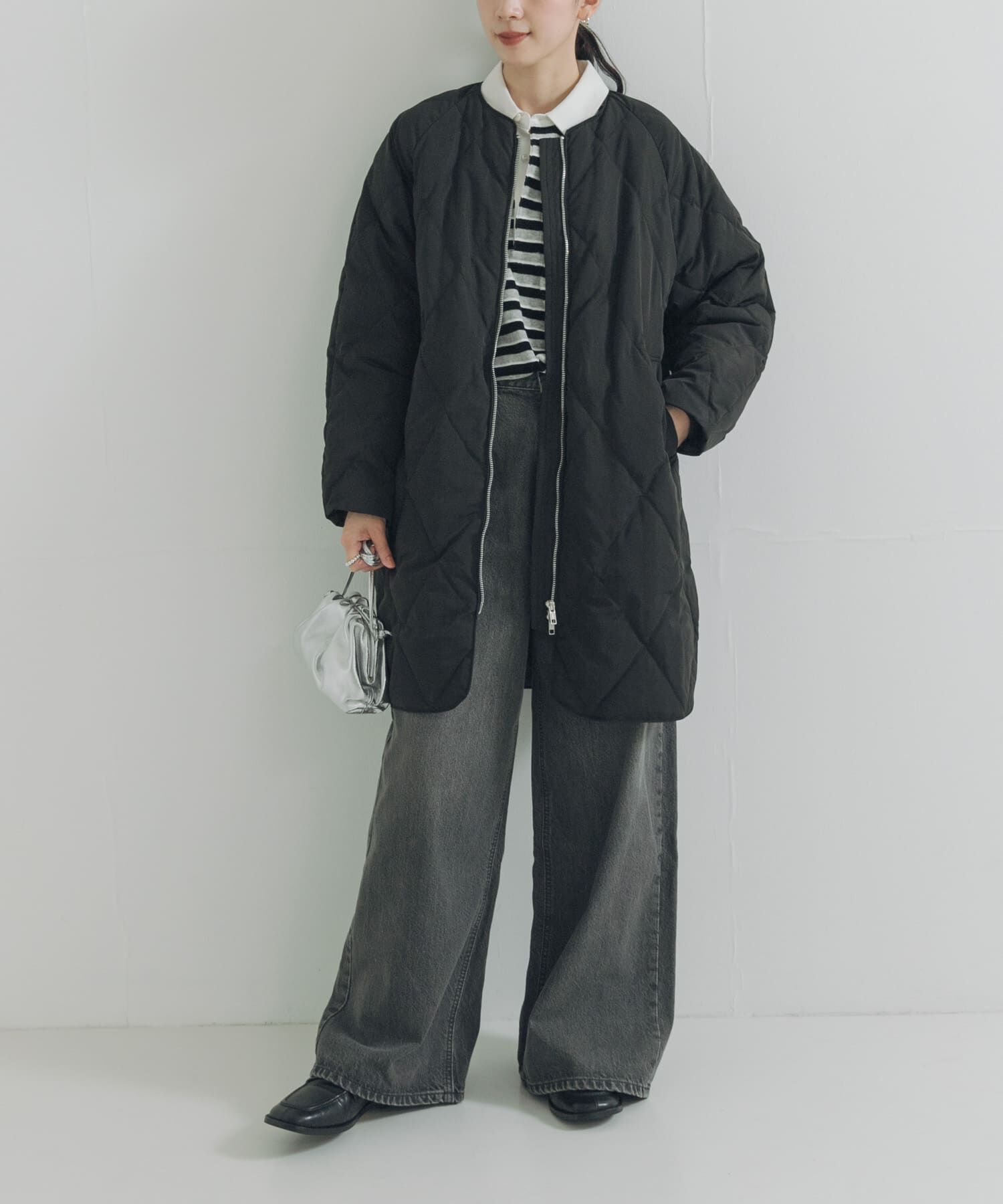 URBAN RESEARCH「『Sサイズ/WEB限定』コクーンキルティングロングダウン」|ダウン|