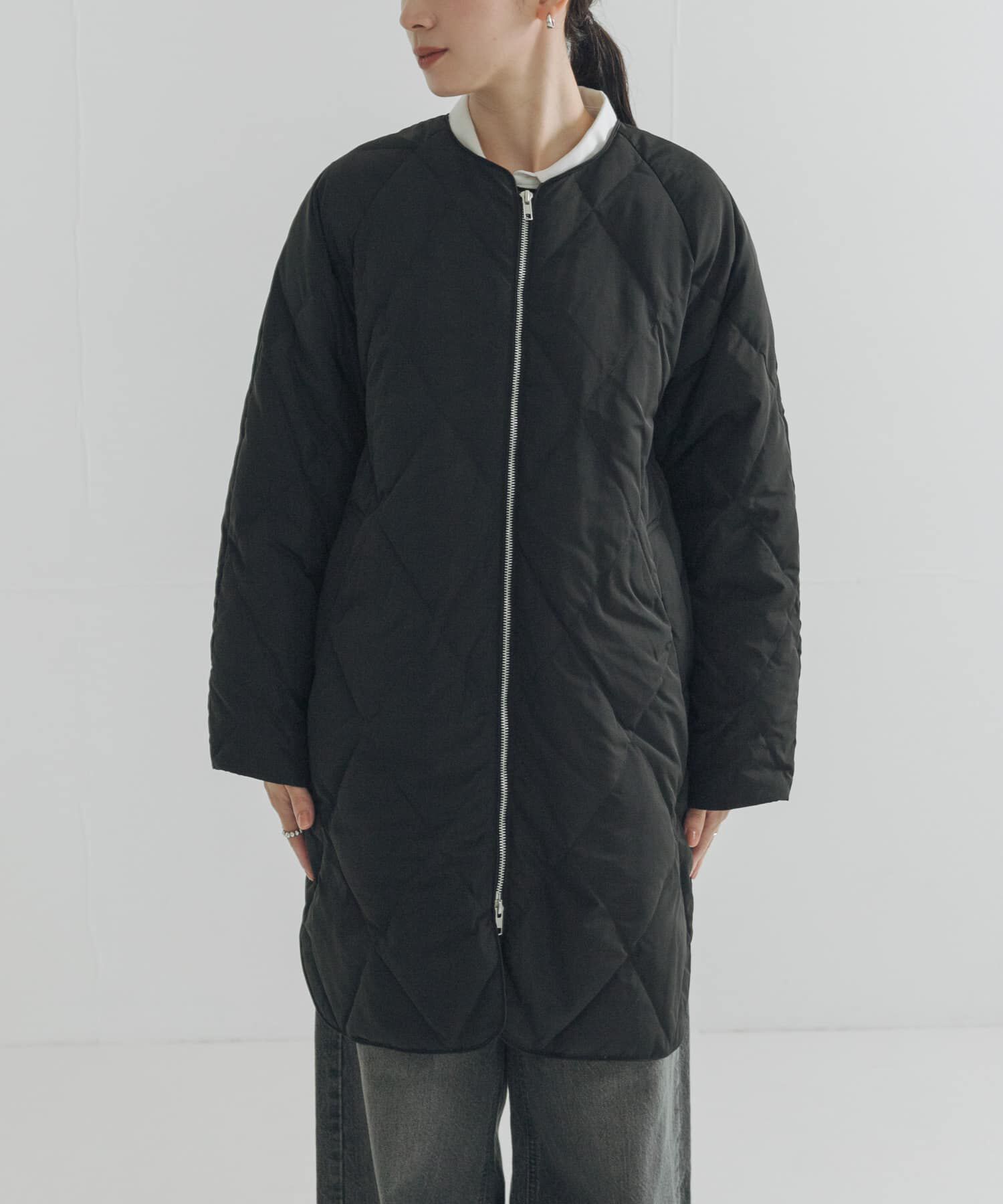 URBAN RESEARCH「『Sサイズ/WEB限定』コクーンキルティングロングダウン」|ダウン|