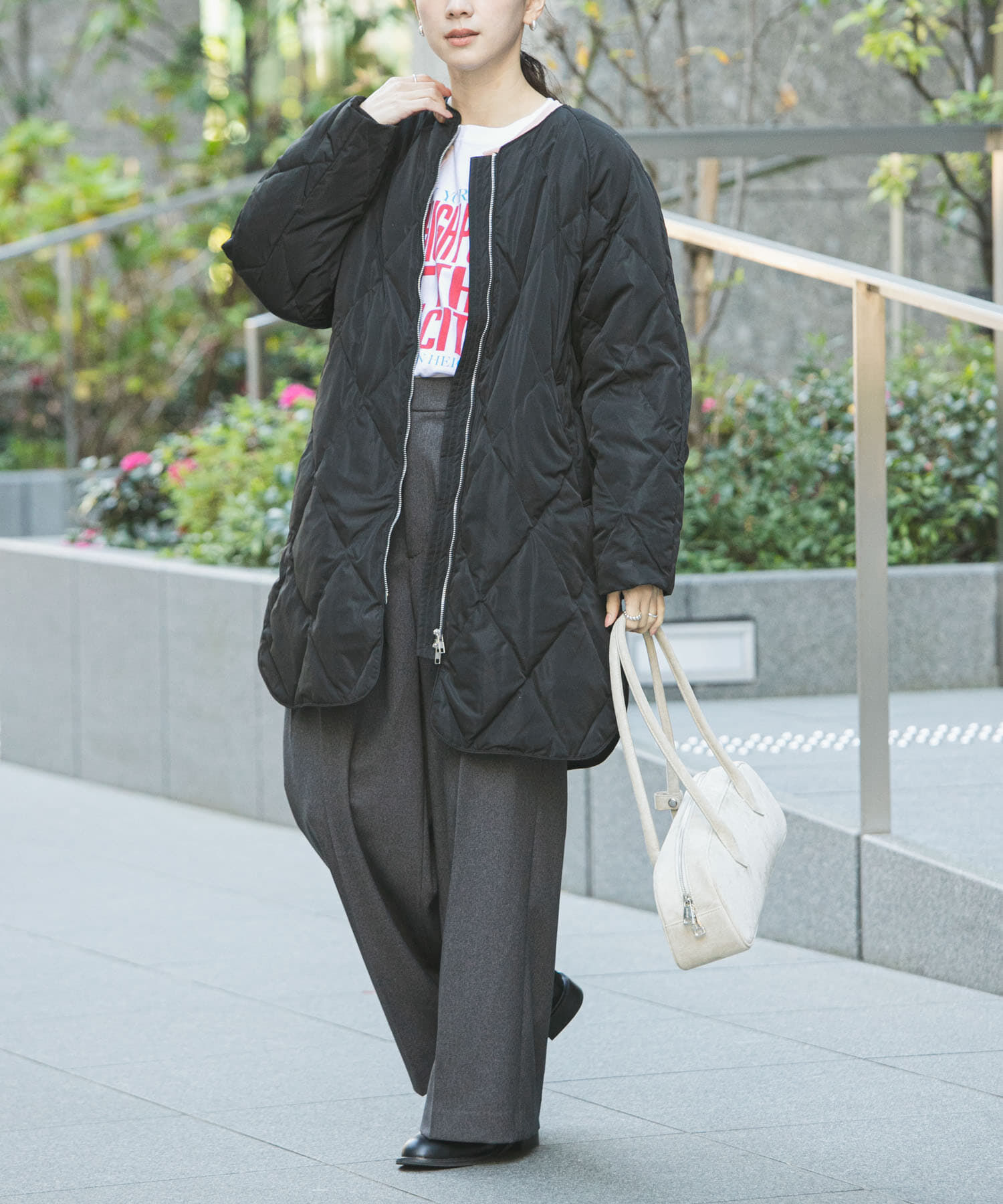 URBAN RESEARCH「『Sサイズ/WEB限定』コクーンキルティングロングダウン」|ダウン|