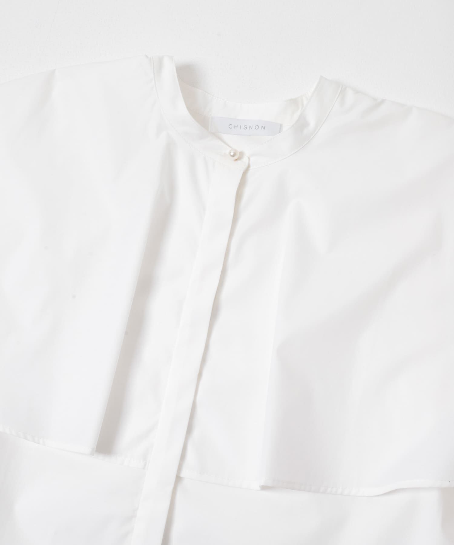 URBAN RESEARCH ROSSO「『別注』CHIGNON&times;ROSSO　ラッフルシャツブラウス」|シャツ・ブラウス|