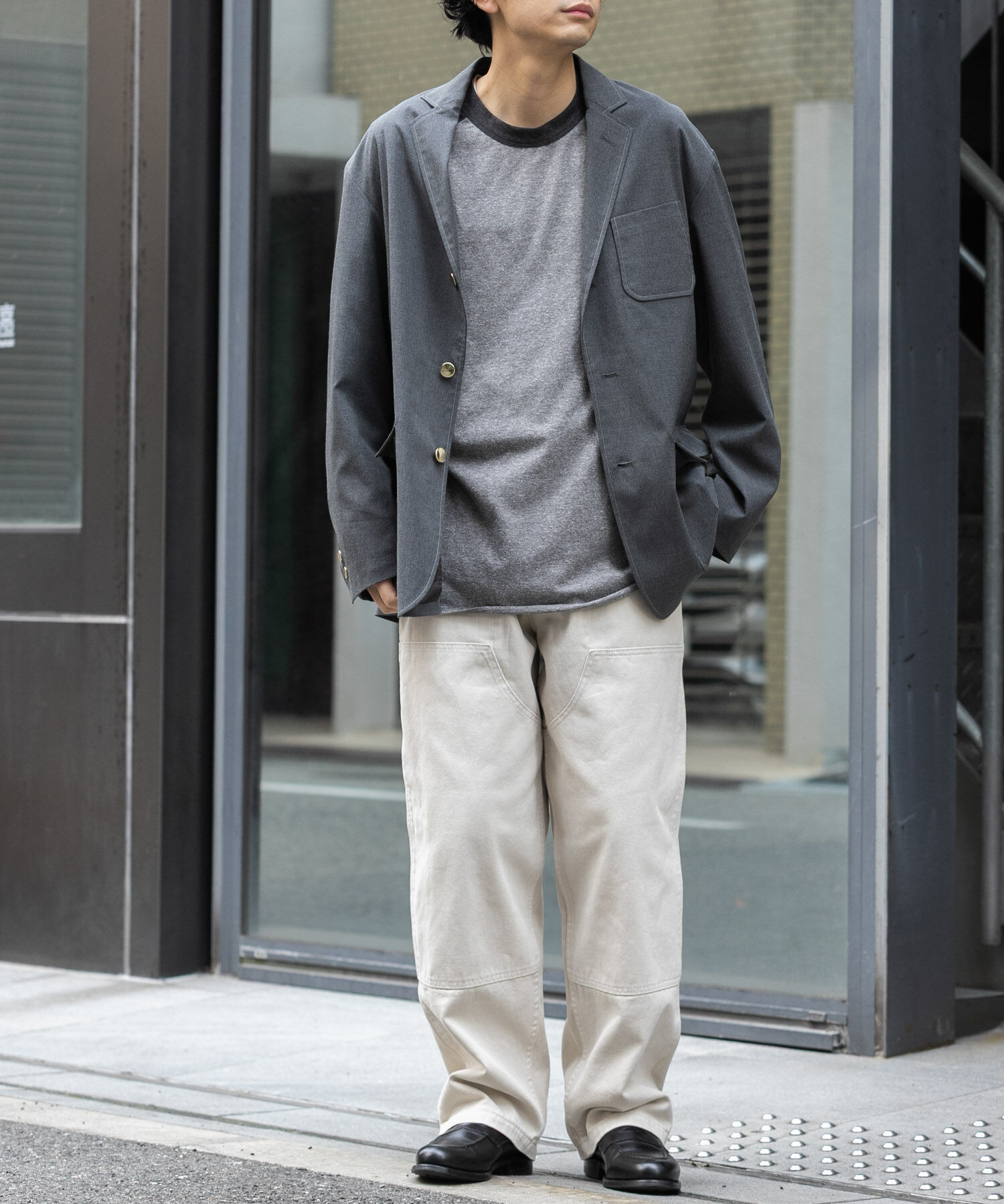 URBAN RESEARCH DOORS「FORK&SPOON　キャリーマンテーラードジャケット」|その他|