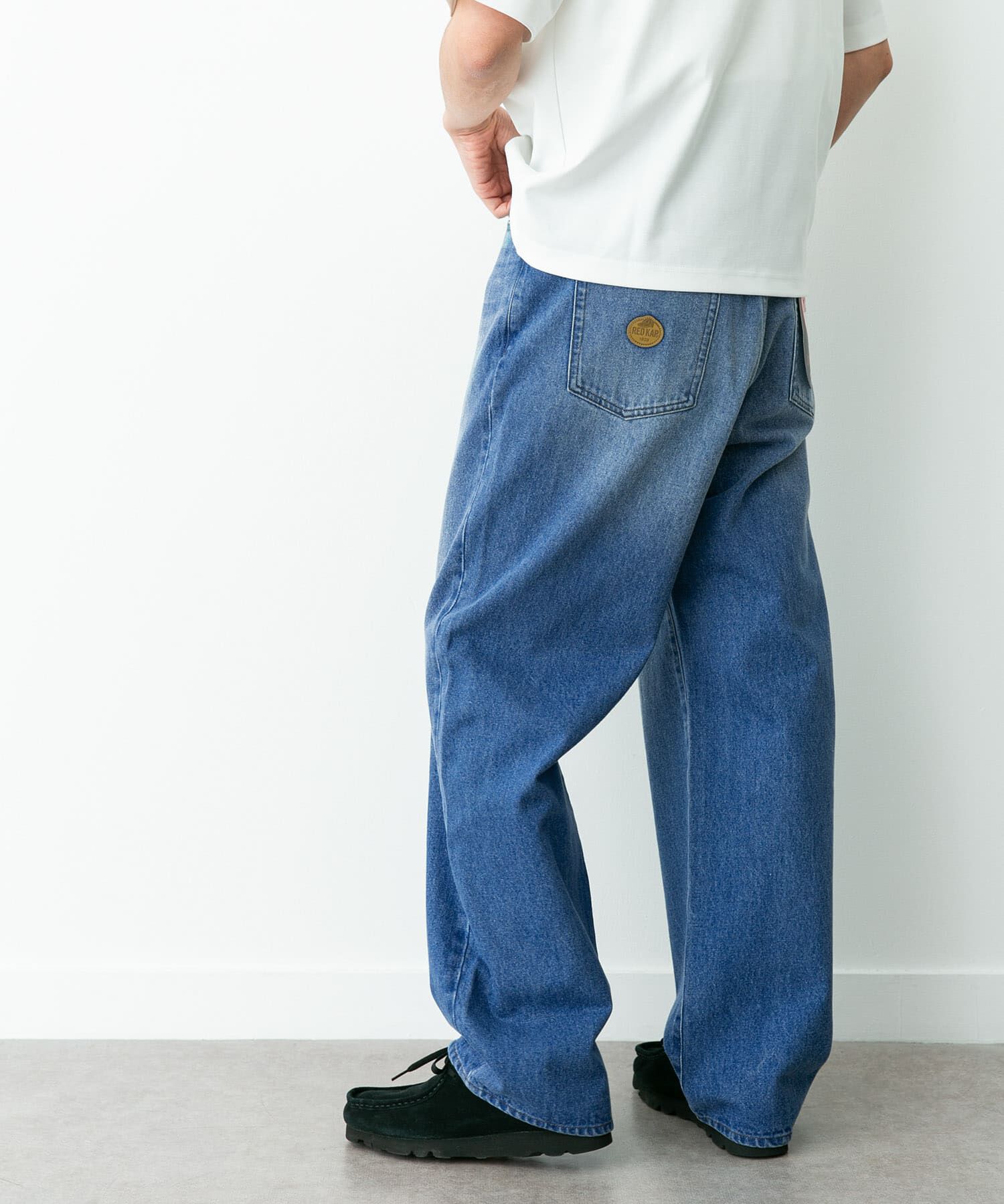 Sonny Label 「『別注』RED KAP&times;Sonny Label　ワイドデニムパンツ」|デニム|