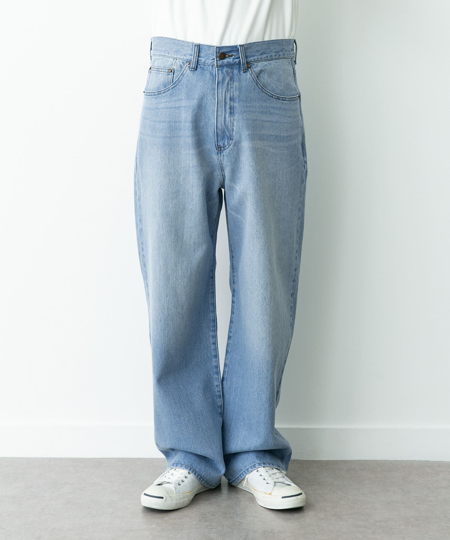 Sonny Label 「『別注』RED KAP&times;Sonny Label　ワイドデニムパンツ」|デニム|