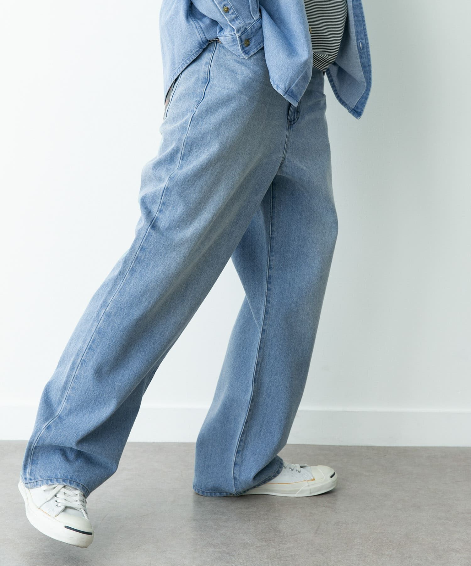 Sonny Label 「『別注』RED KAP&times;Sonny Label　ワイドデニムパンツ」|デニム|