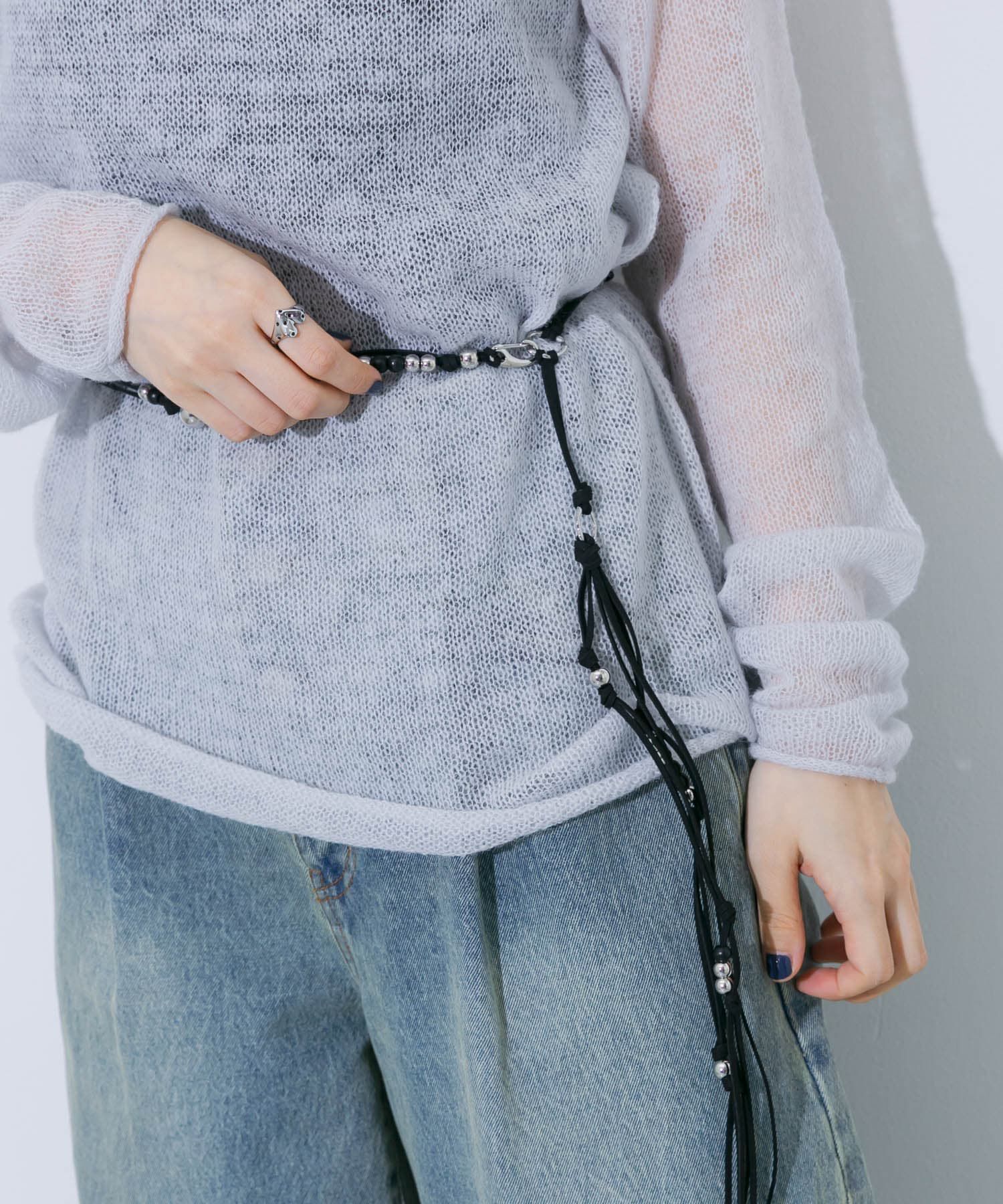 SMELLY「ボールビーズコードベルト」|ベルト|