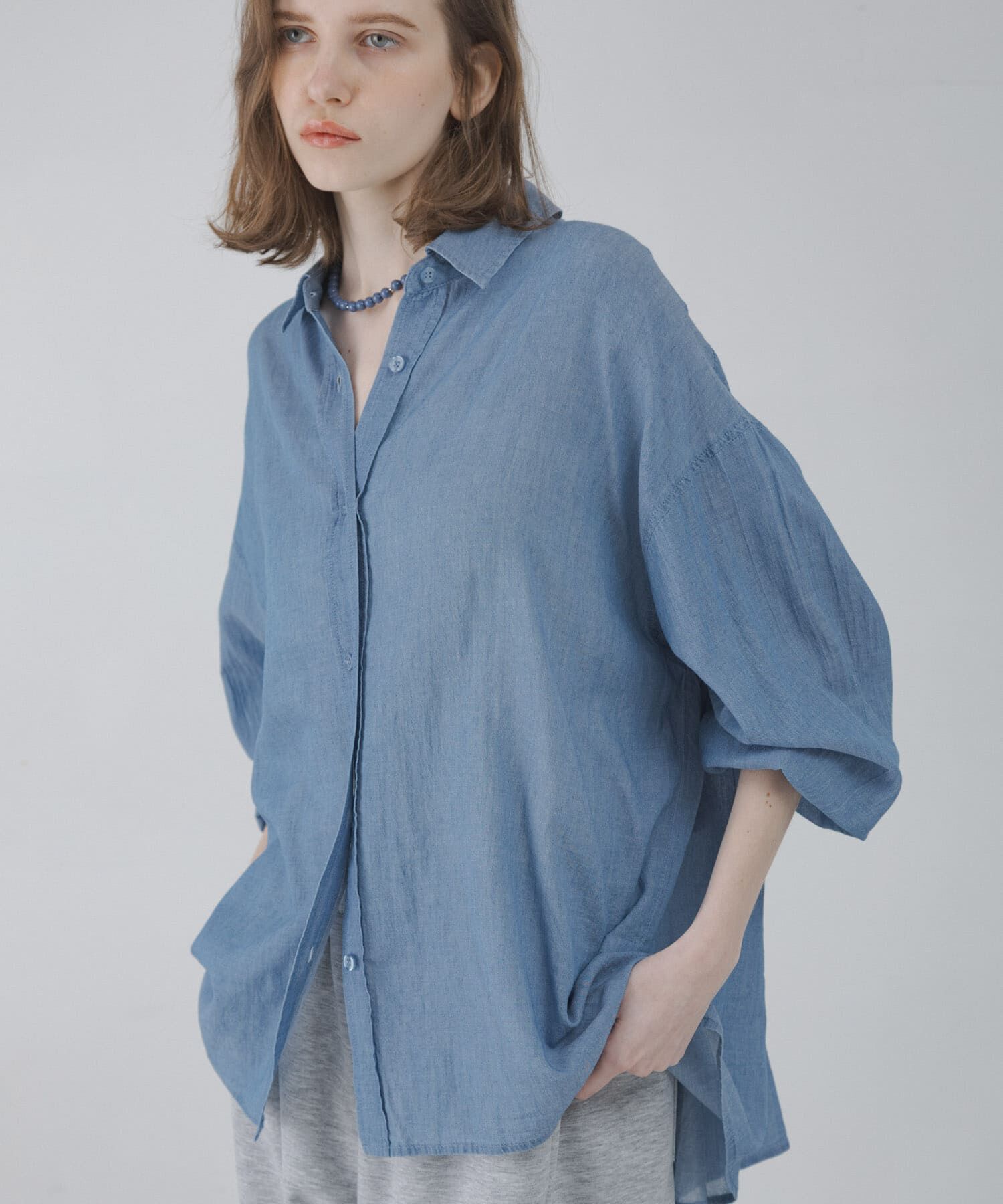 Sonny Label 「シアーデニムシャツ」|シャツ・ブラウス|
