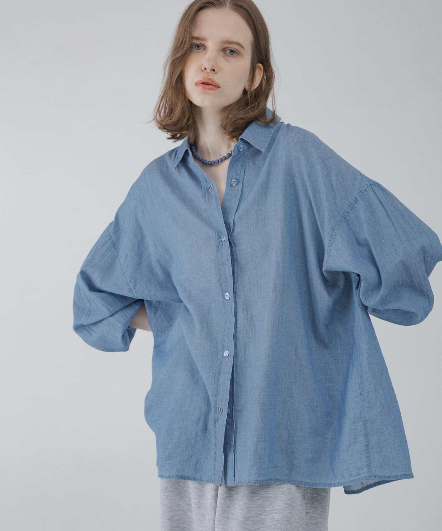 Sonny Label 「シアーデニムシャツ」|シャツ・ブラウス|