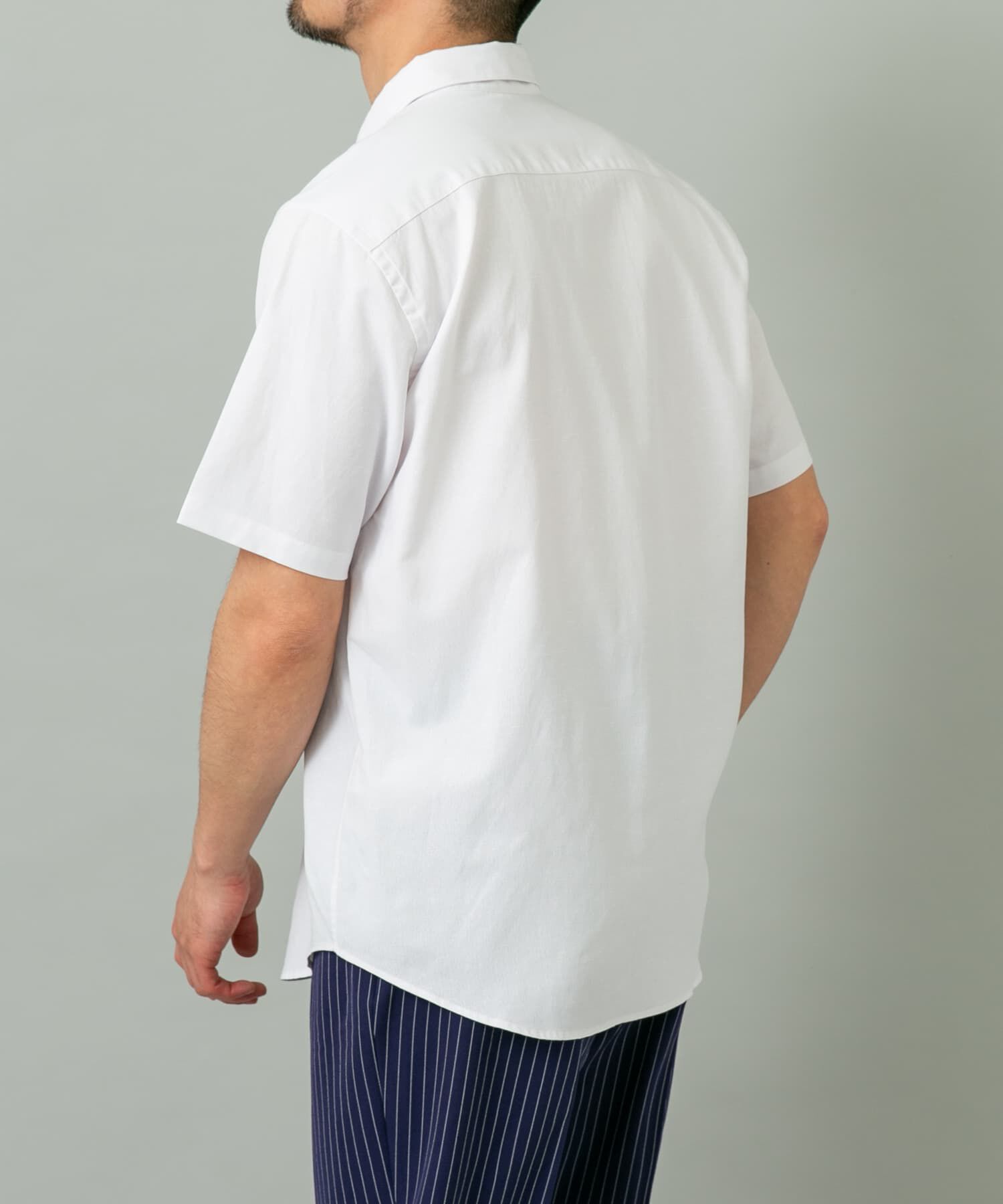 URBAN RESEARCH ROSSO「『イージーケア / XLサイズあり』ハイパフォーマンスリネン半袖シャツ」|シャツ・ブラウス|