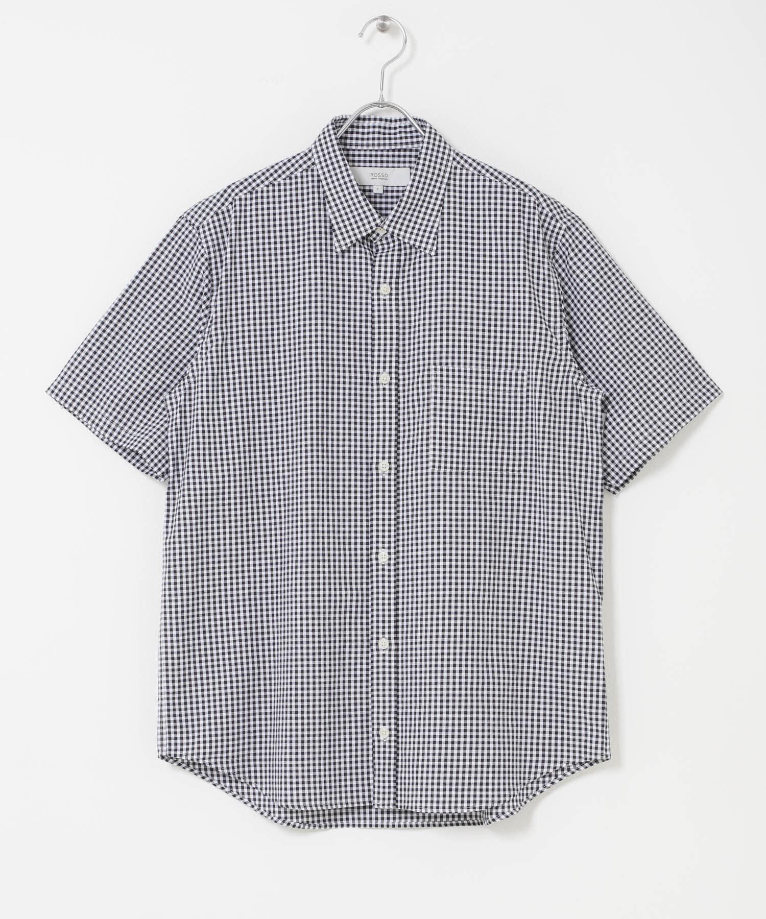 URBAN RESEARCH ROSSO「『イージーケア / XLサイズあり』ハイパフォーマンスリネン半袖シャツ」|シャツ・ブラウス|