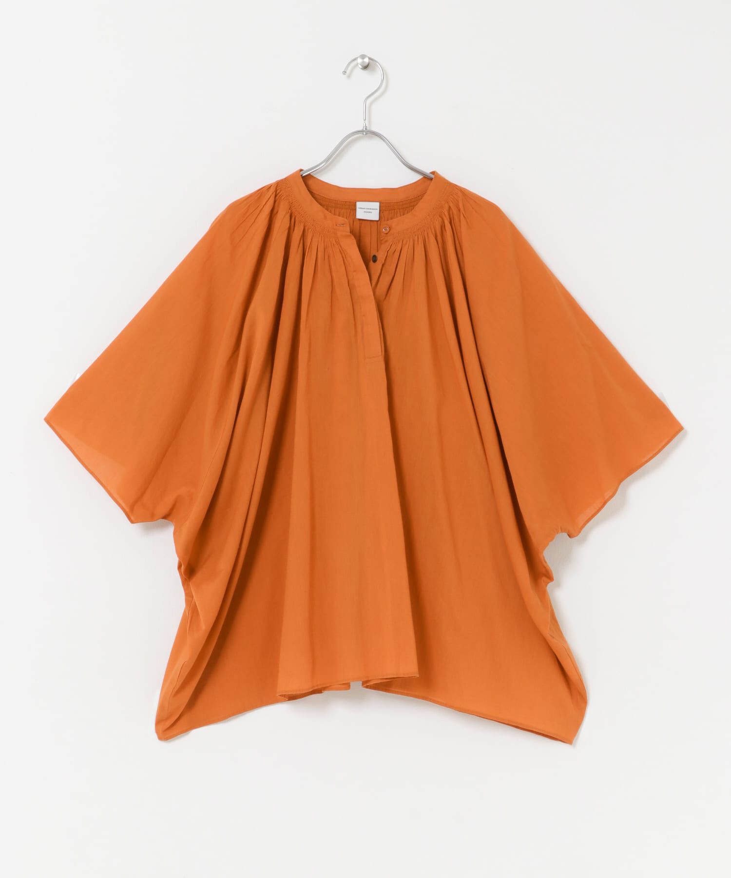 URBAN RESEARCH DOORS「コットンボイルロールアップスリーブブラウス」|シャツ・ブラウス|