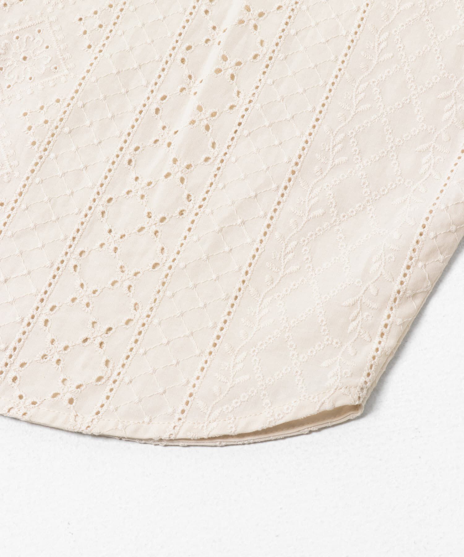 Sonny Label 「バンドカラーコットンレースシャツ」|シャツ・ブラウス|