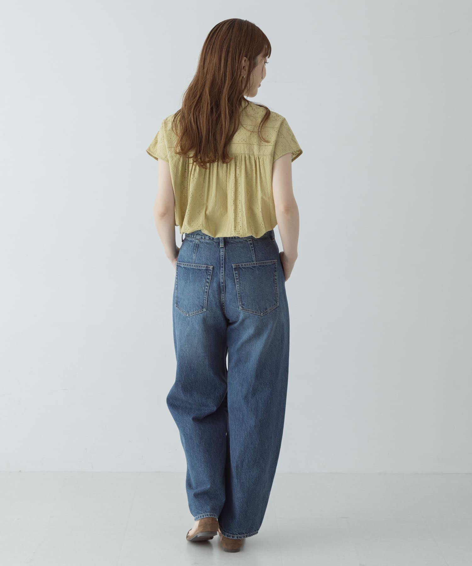 Sonny Label 「バンドカラーコットンレースシャツ」|シャツ・ブラウス|