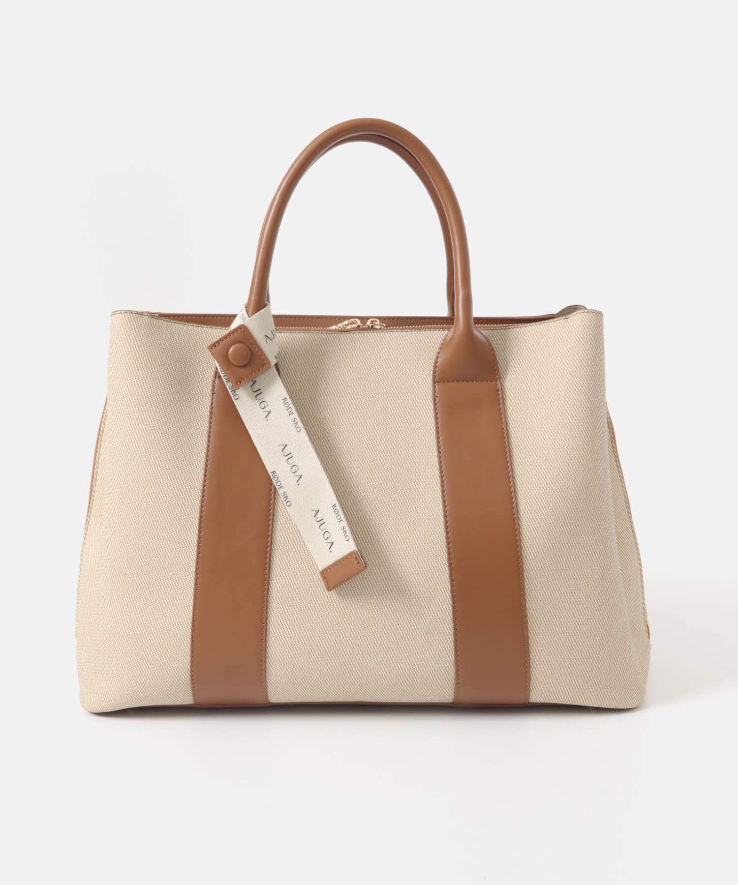 RODE SKO「『別注』AJUGA.&times;RODE SKO　ロゴリボン付ビッグトート」|トートバッグ|