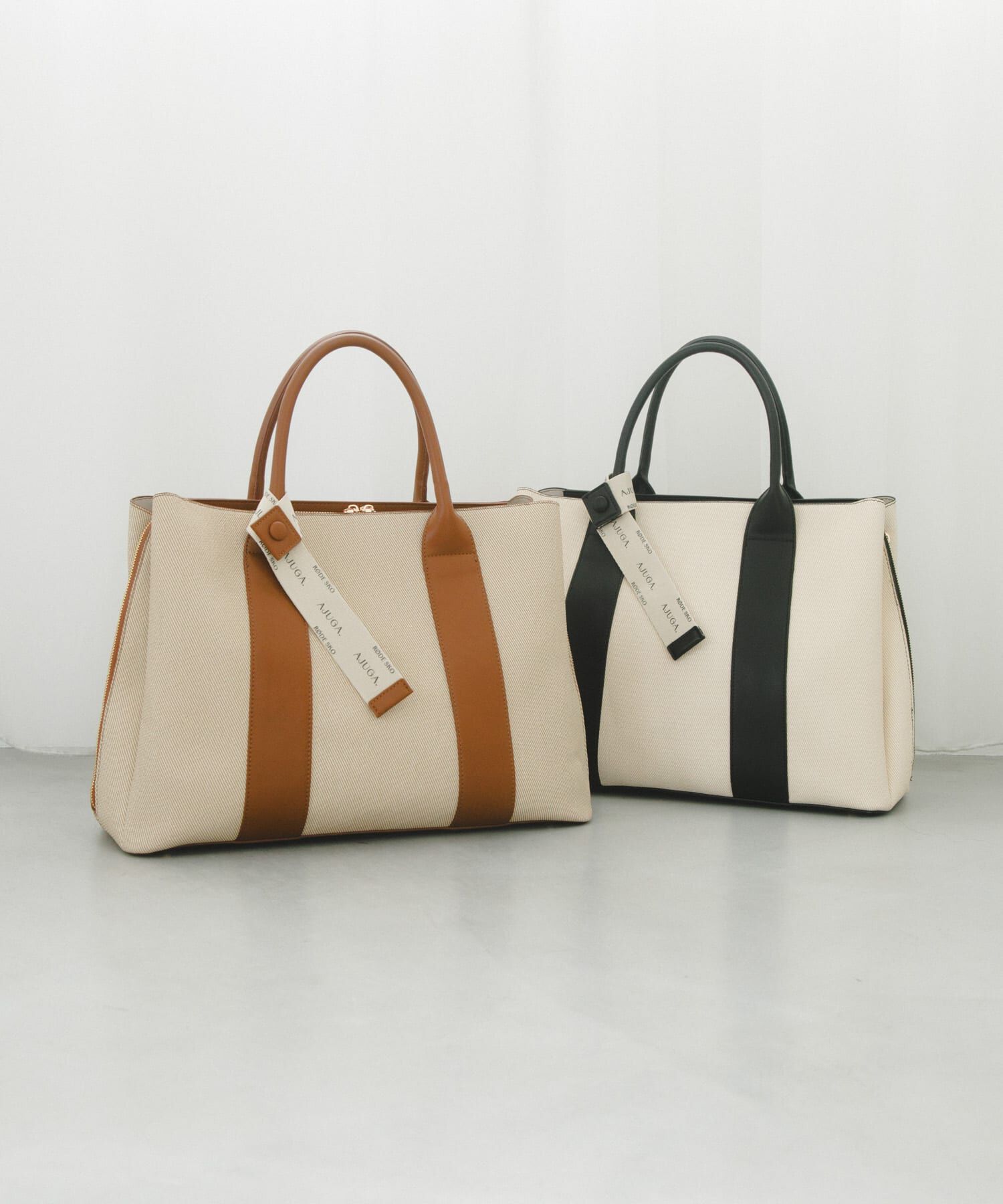 RODE SKO「『別注』AJUGA.&times;RODE SKO　ロゴリボン付ビッグトート」|トートバッグ|