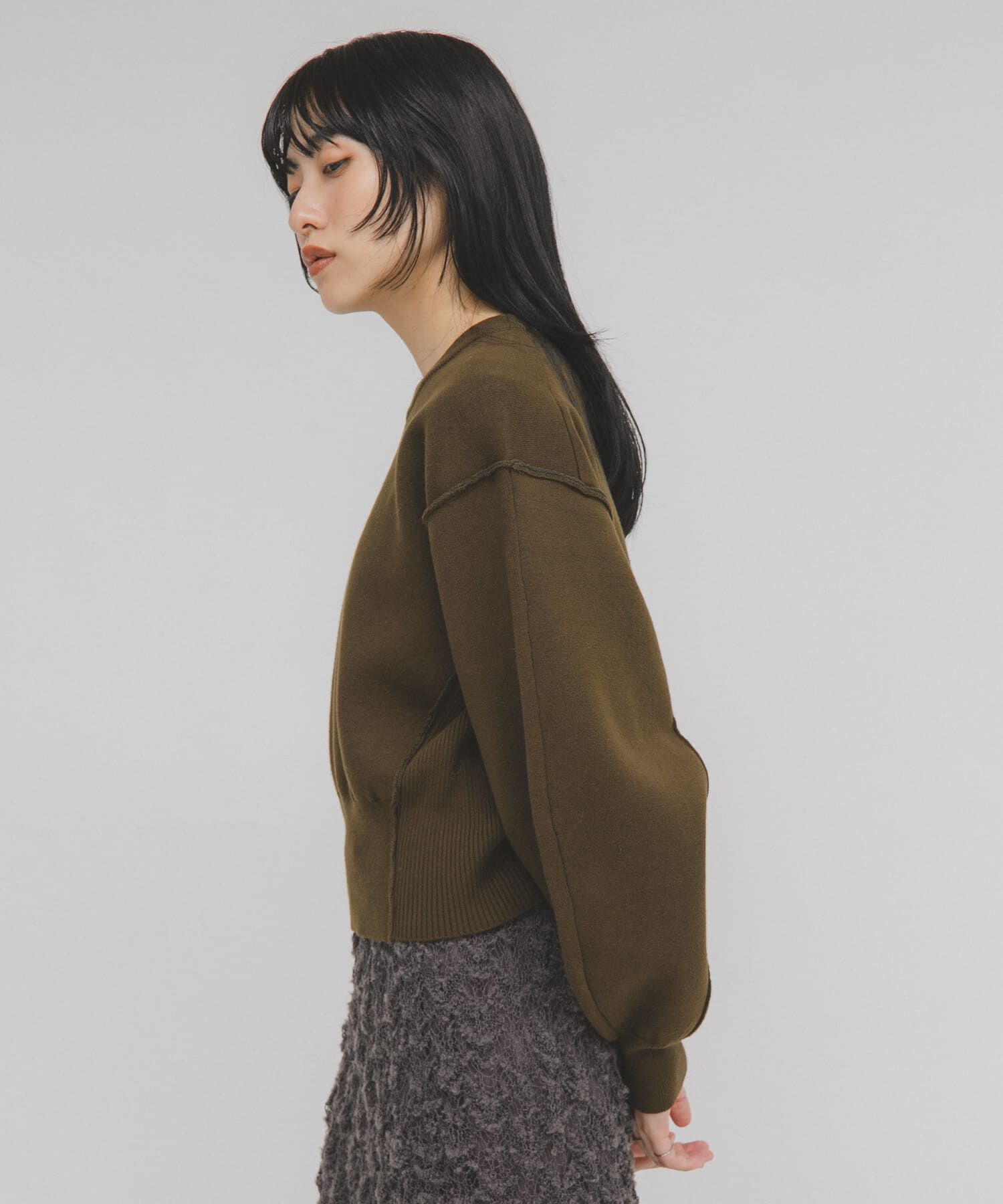  「スウェットライクニット」|ニット・セーター|