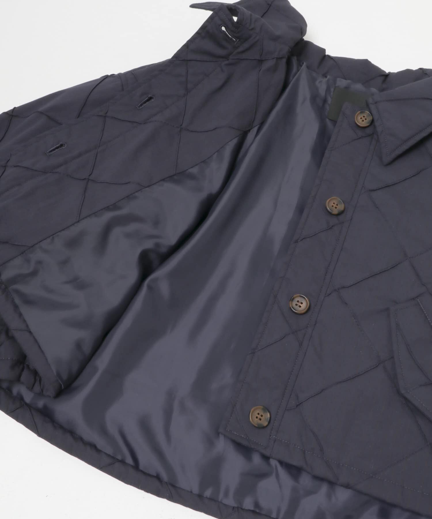  「キルティングシャツブルゾン」|ダウン|