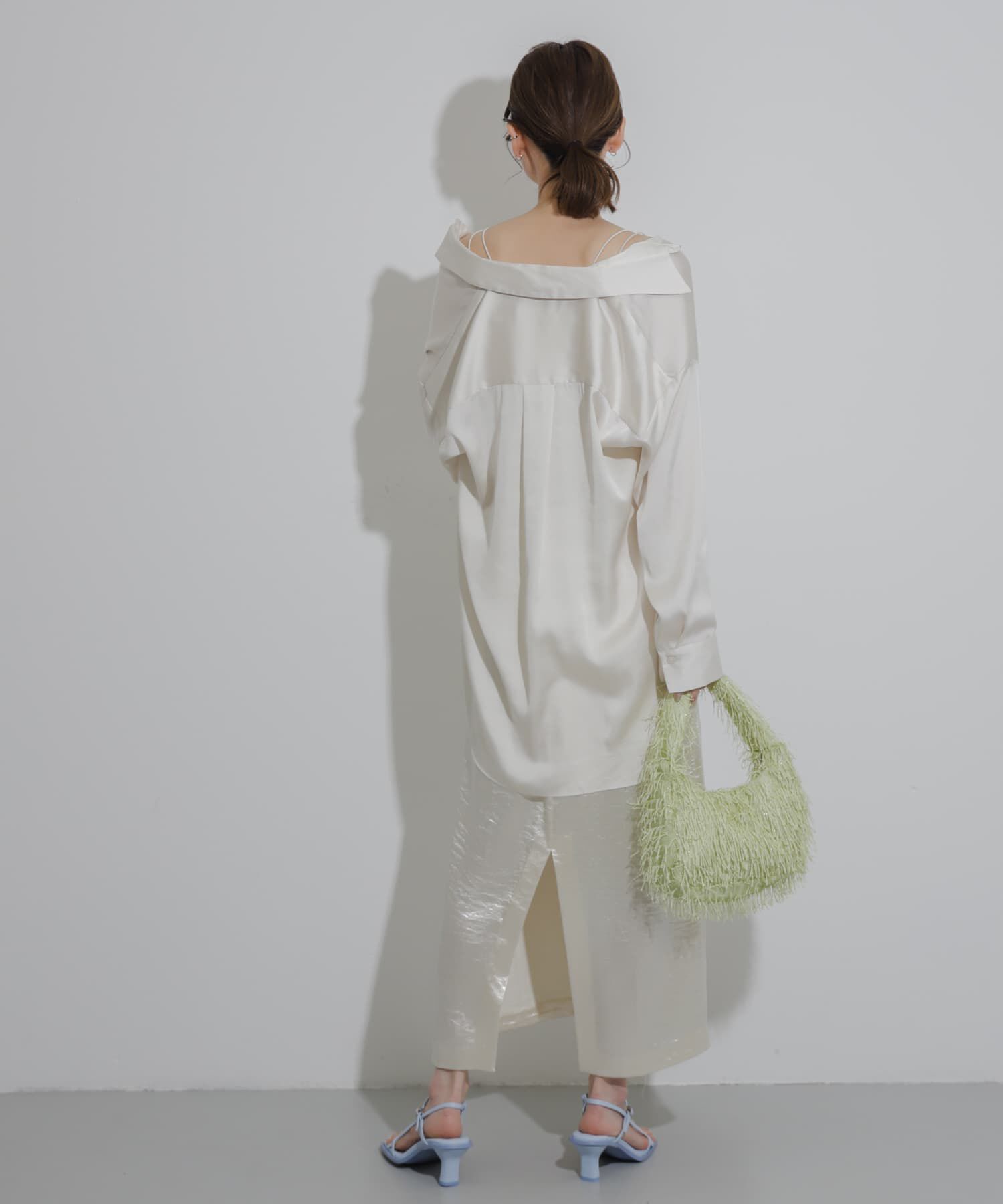 SENSE OF PLACE by URBAN RESEARCH「サテンルーズシャツ」|シャツ・ブラウス|