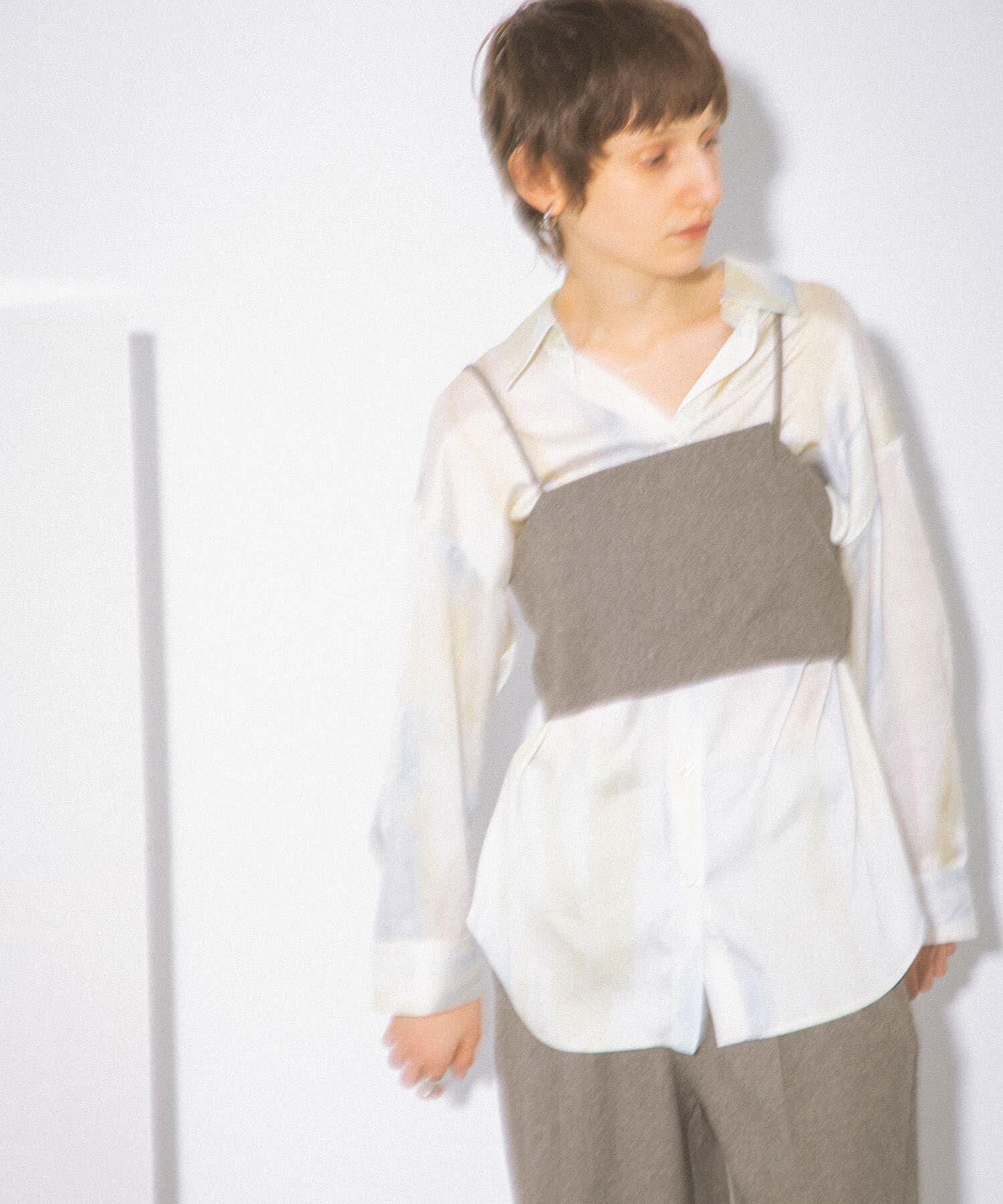 SENSE OF PLACE by URBAN RESEARCH「サテンルーズシャツ」|シャツ・ブラウス|イエロー系その他