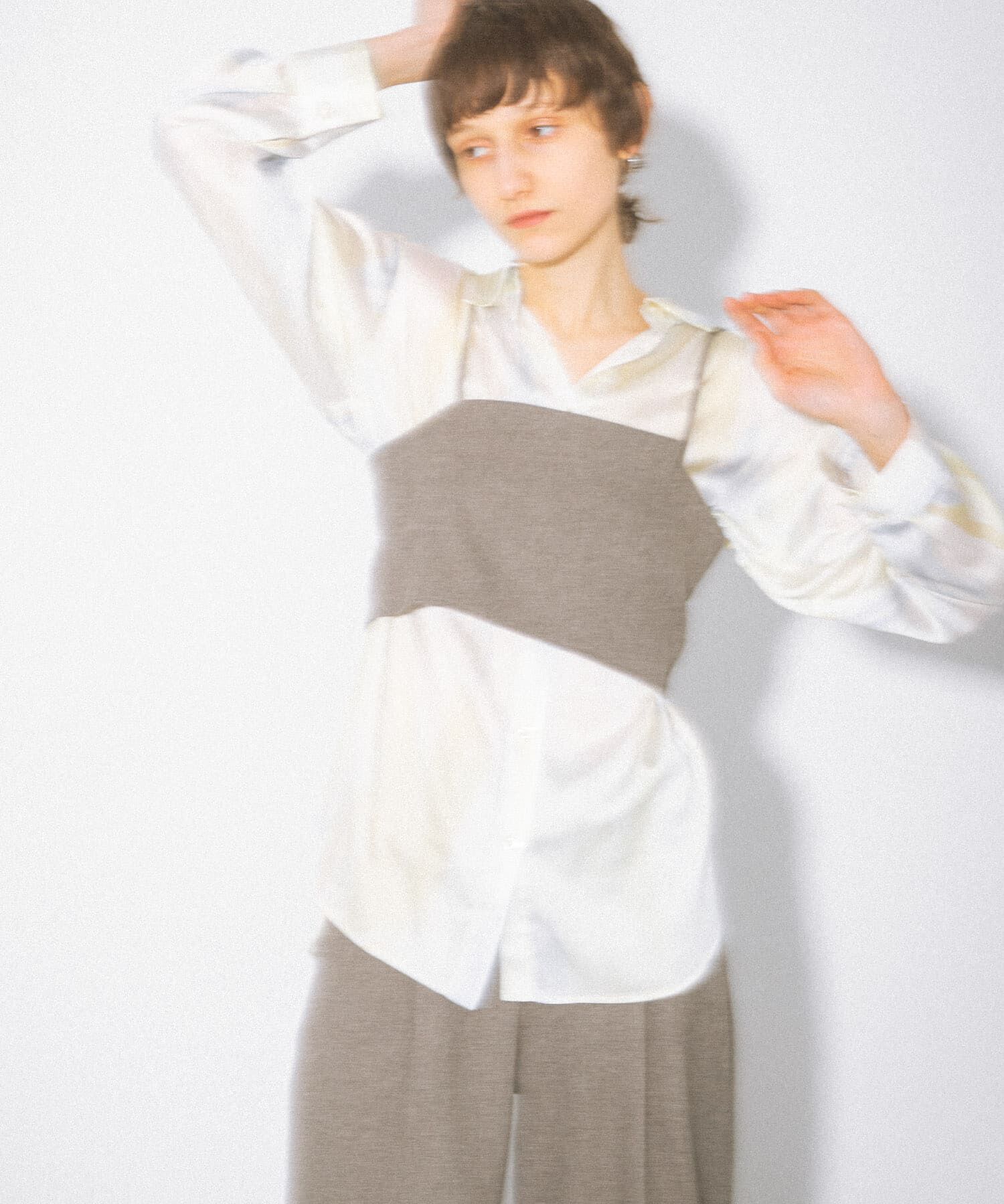 SENSE OF PLACE by URBAN RESEARCH「サテンルーズシャツ」|シャツ・ブラウス|