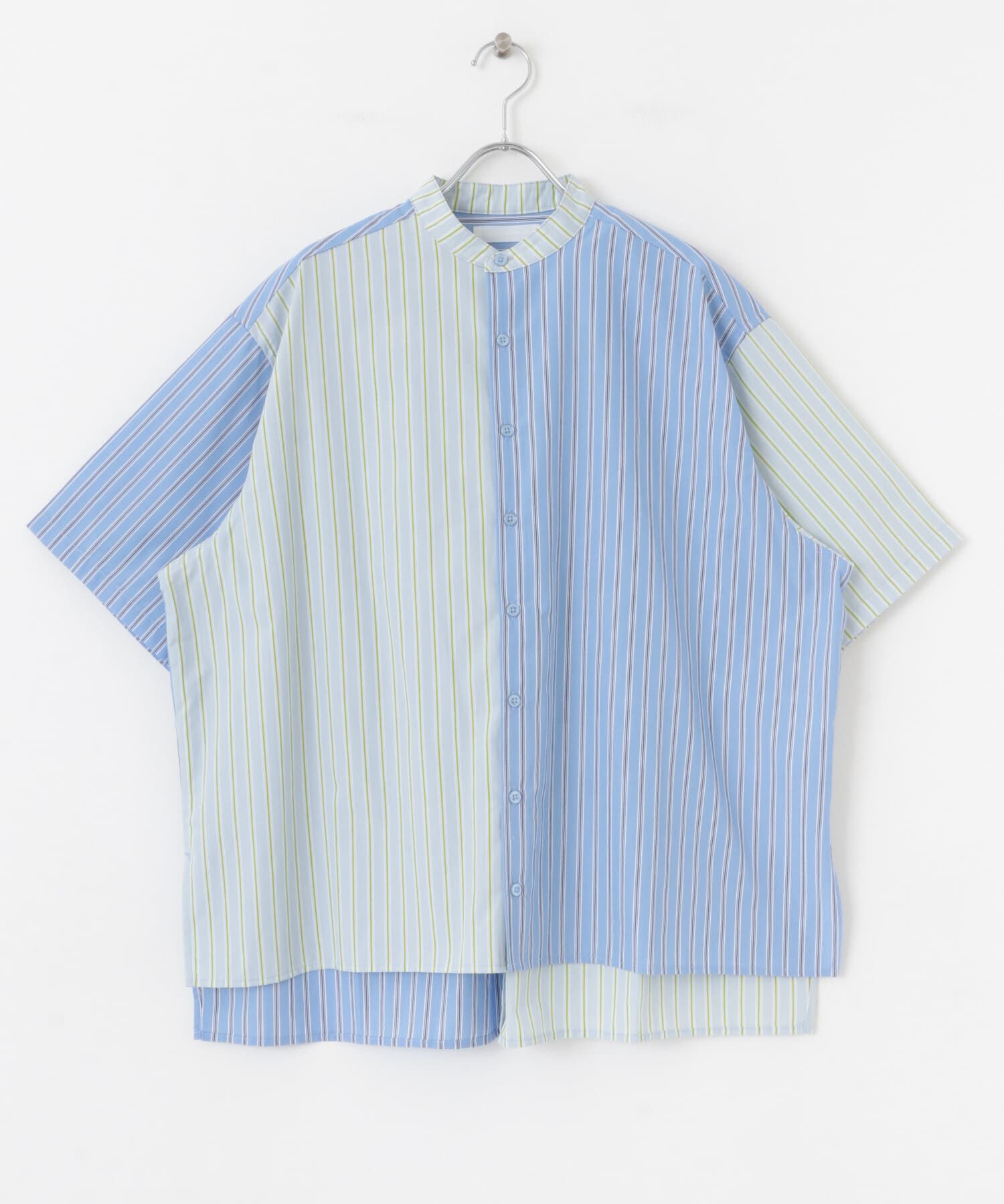 SENSE OF PLACE by URBAN RESEARCH「『ユニセックス』ストライプブロックドルーズシャツ」|シャツ・ブラウス|