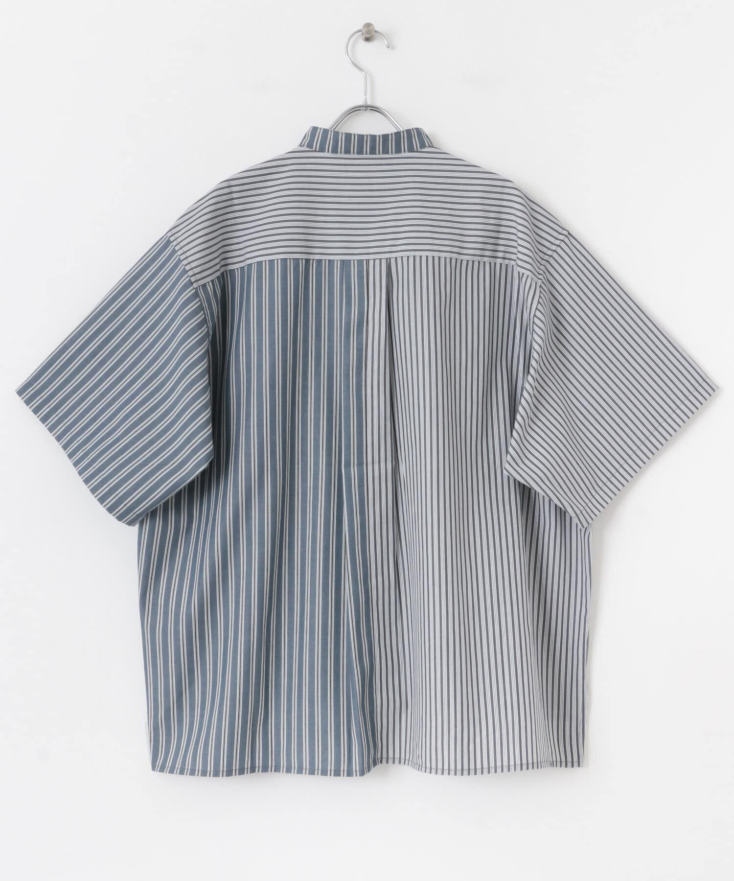 SENSE OF PLACE by URBAN RESEARCH「『ユニセックス』ストライプブロックドルーズシャツ」|シャツ・ブラウス|