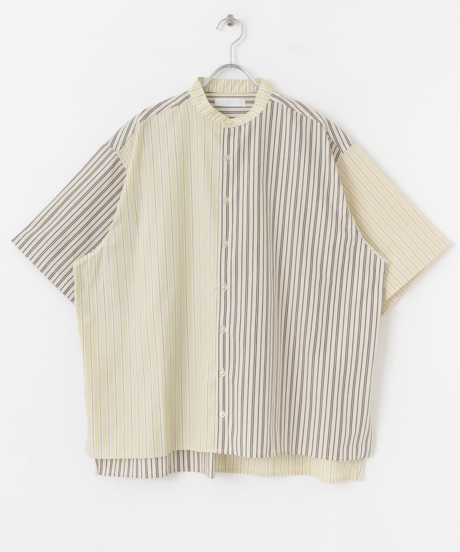 SENSE OF PLACE by URBAN RESEARCH「『ユニセックス』ストライプブロックドルーズシャツ」|シャツ・ブラウス|