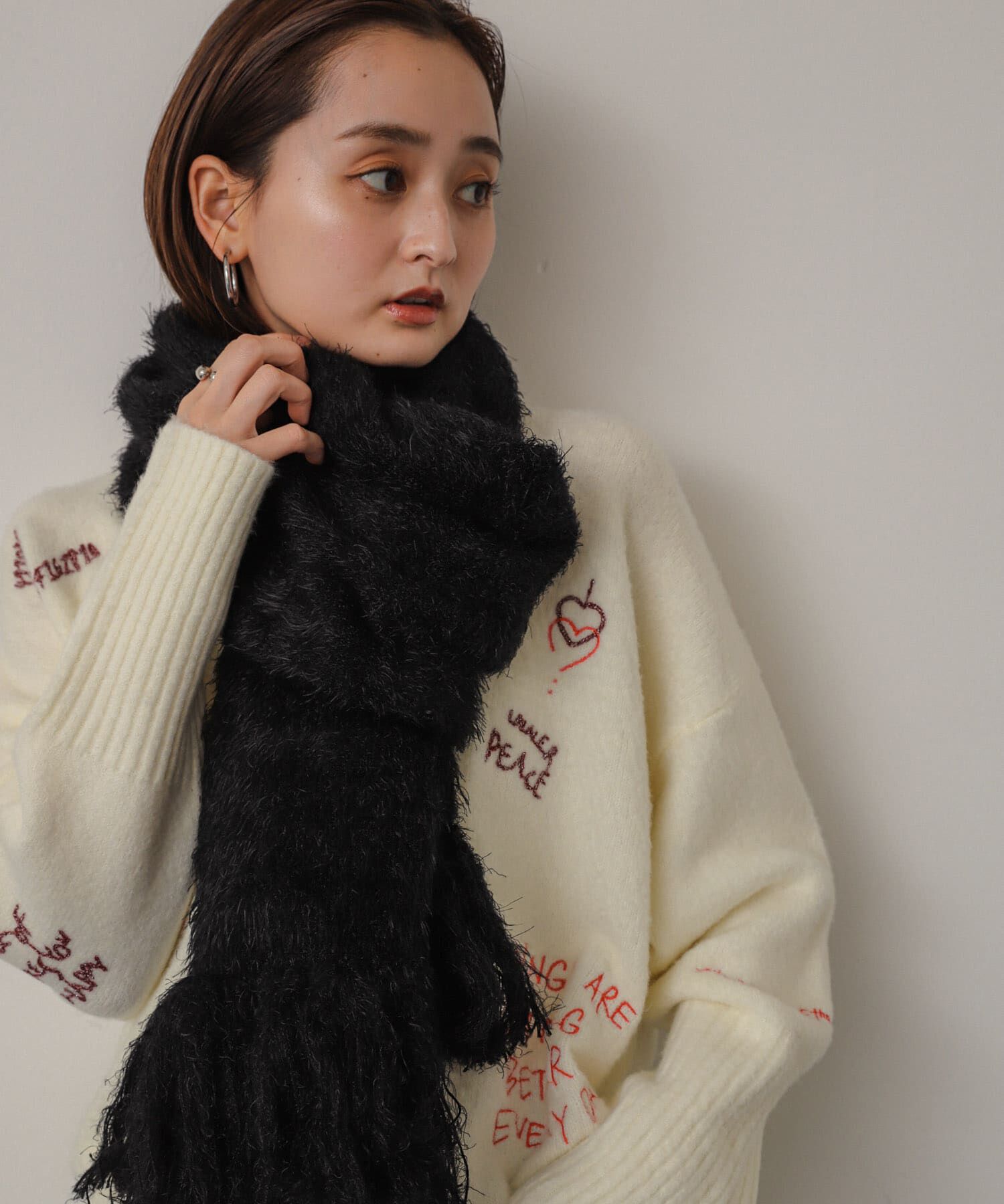 SENSE OF PLACE by URBAN RESEARCH「シャギーストール」|ストール|