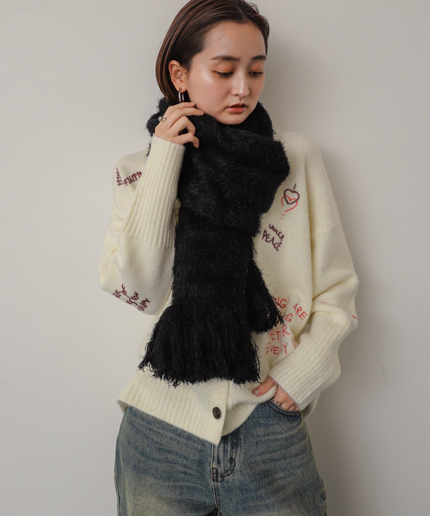 SENSE OF PLACE by URBAN RESEARCH「シャギーストール」|ストール|