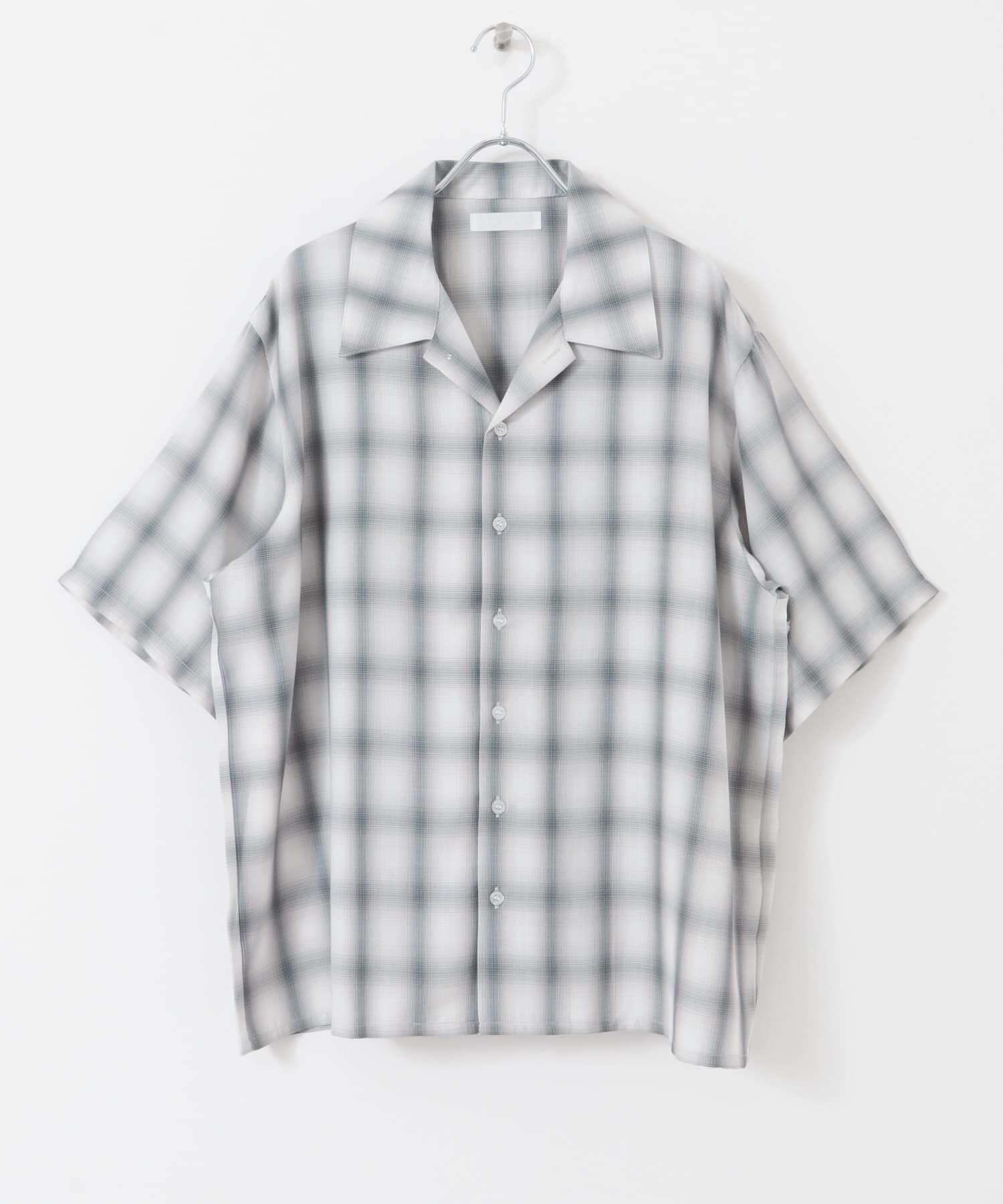 SENSE OF PLACE by URBAN RESEARCH「『ユニセックス』オンブレーチェックショートスリーブシャツ」|シャツ・ブラウス|