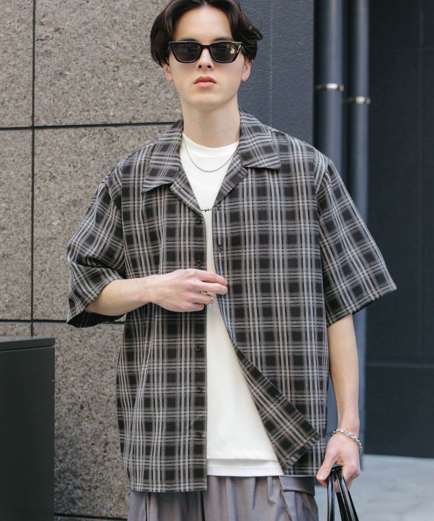 SENSE OF PLACE by URBAN RESEARCH「『ユニセックス』オンブレーチェックショートスリーブシャツ」|シャツ・ブラウス|