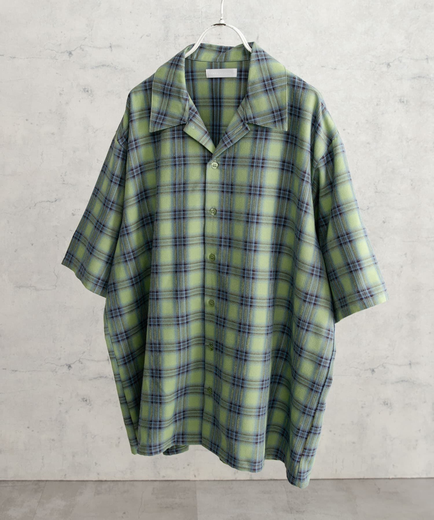 SENSE OF PLACE by URBAN RESEARCH「『ユニセックス』オンブレーチェックショートスリーブシャツ」|シャツ・ブラウス|