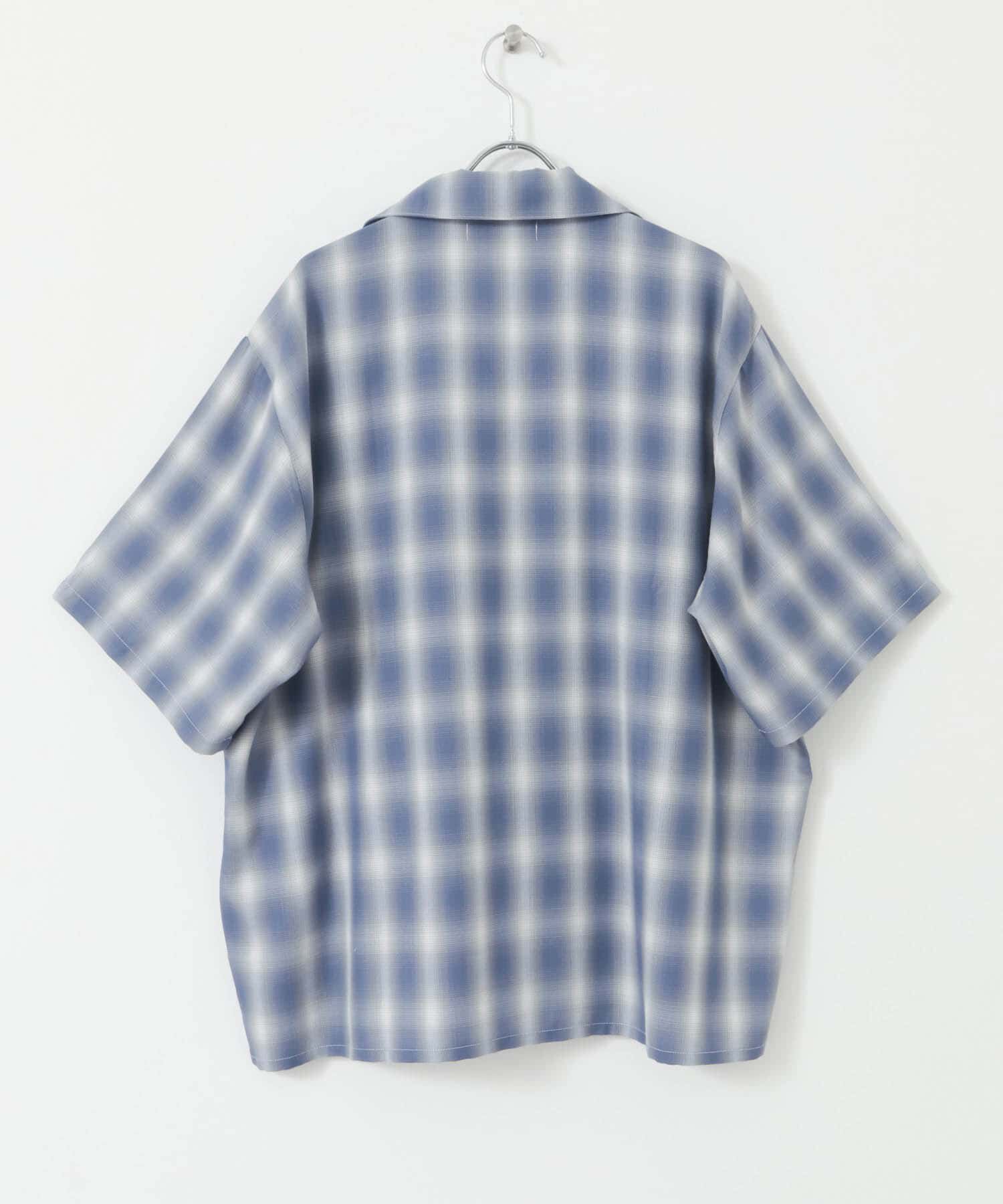 SENSE OF PLACE by URBAN RESEARCH「『ユニセックス』オンブレーチェックショートスリーブシャツ」|シャツ・ブラウス|