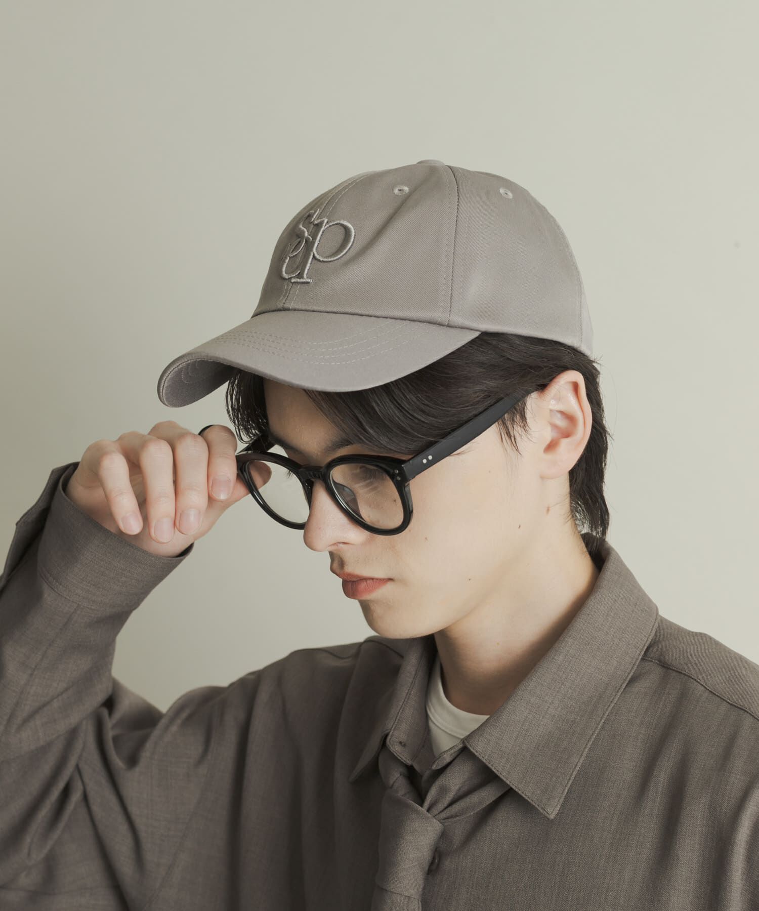 SENSE OF PLACE by URBAN RESEARCH「logo embroidery ball cap」|キャップ・キャスケット|グレー