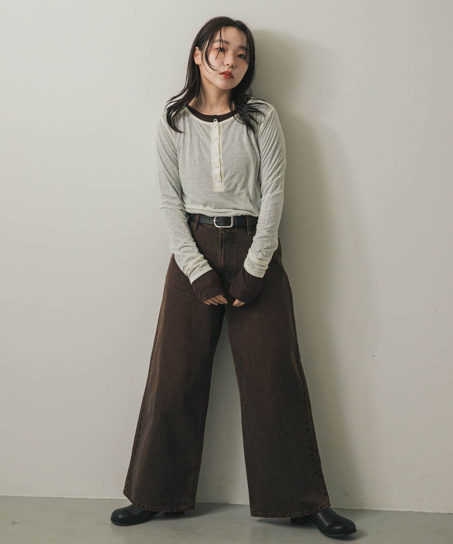 SENSE OF PLACE by URBAN RESEARCH「『別注』Lee101&times;SENSE OF PLACE　WIDEPANTS」|デニム|