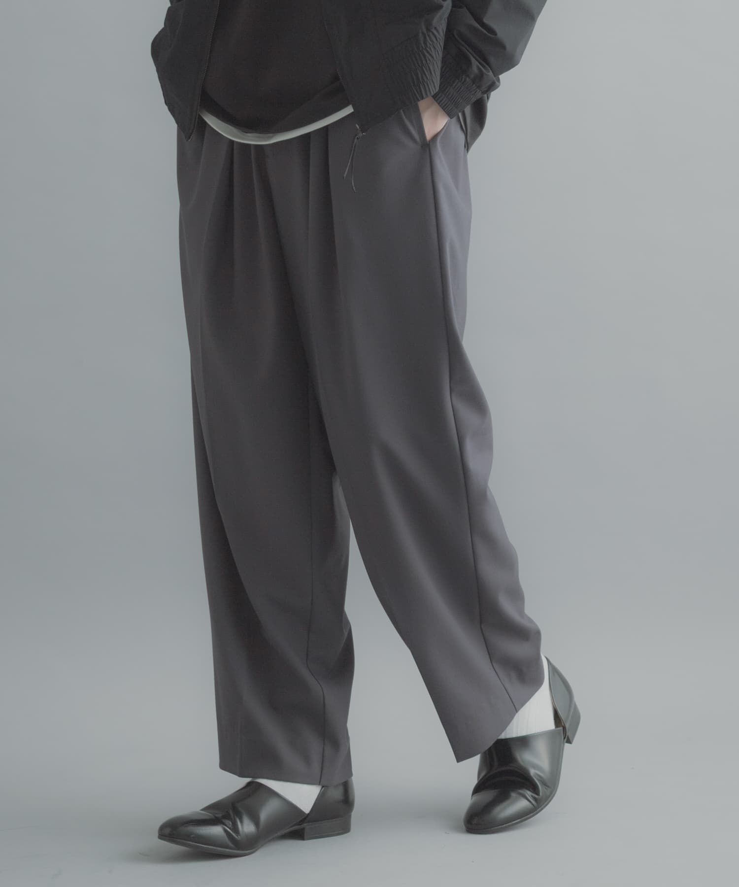 SENSE OF PLACE by URBAN RESEARCH「『イージーケア』カラー2タックワイドテーパードパンツ」|その他|