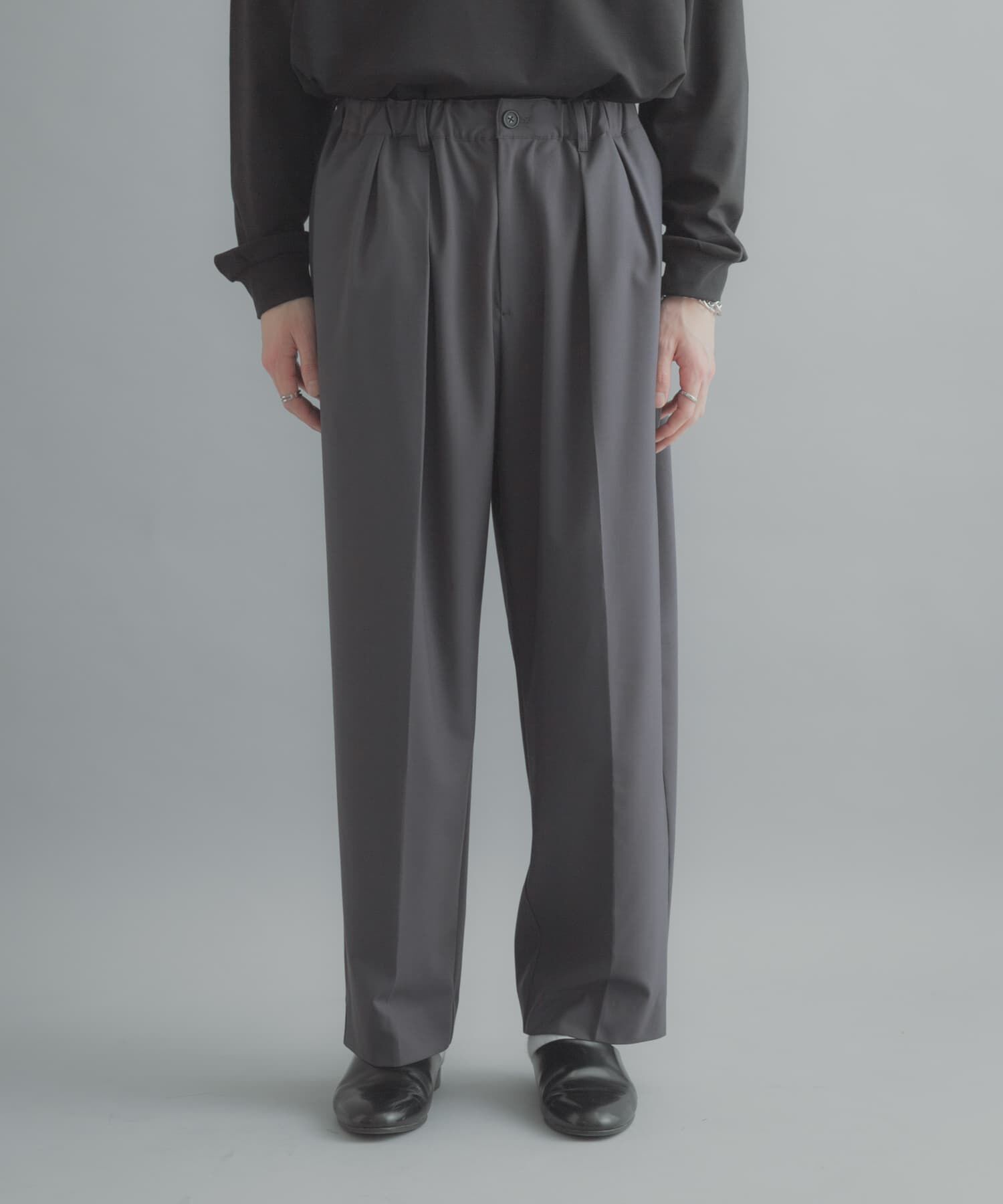 SENSE OF PLACE by URBAN RESEARCH「『イージーケア』カラー2タックワイドテーパードパンツ」|その他|