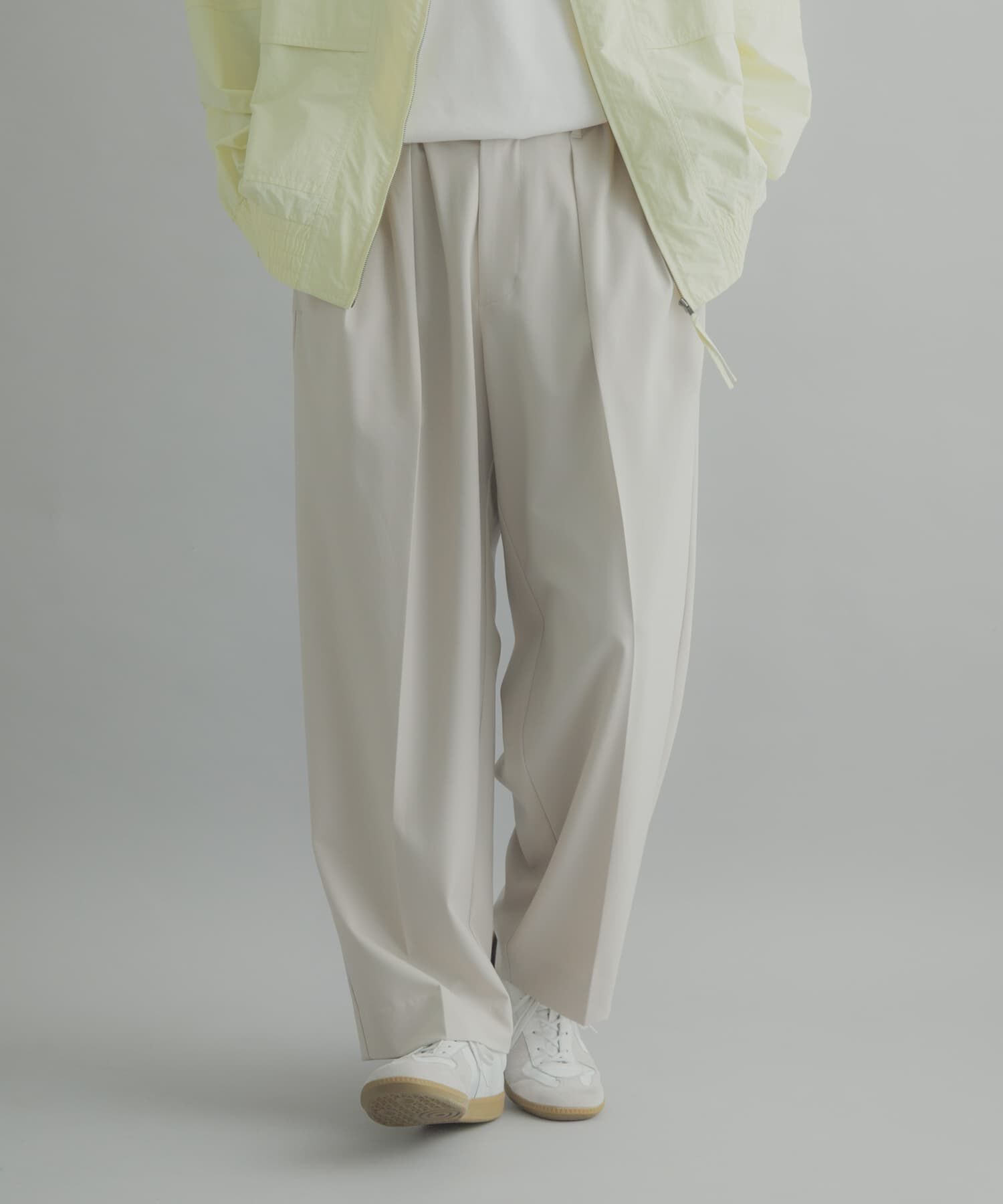 SENSE OF PLACE by URBAN RESEARCH「『イージーケア』カラー2タックワイドテーパードパンツ」|その他|