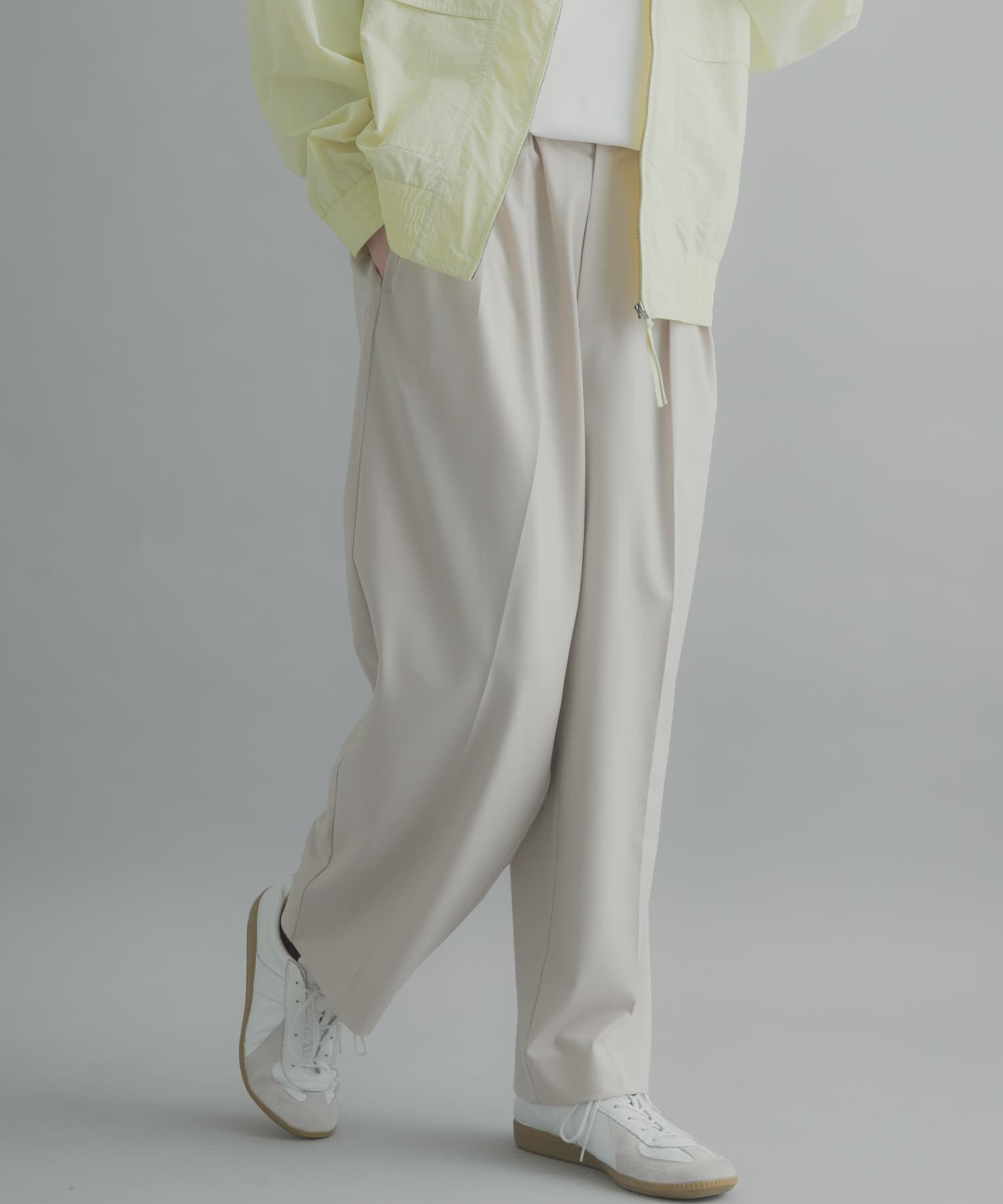 SENSE OF PLACE by URBAN RESEARCH「『イージーケア』カラー2タックワイドテーパードパンツ」|その他|