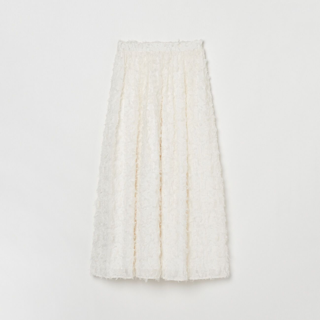 HELIOPOLE「HELIOPOLE JACQUARD SKIRT」|スカート|ホワイト