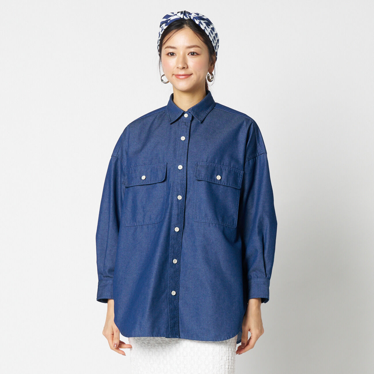 HELIOPOLE「HELIOPOLE DENIM BIG SHIRT」|シャツ・ブラウス|