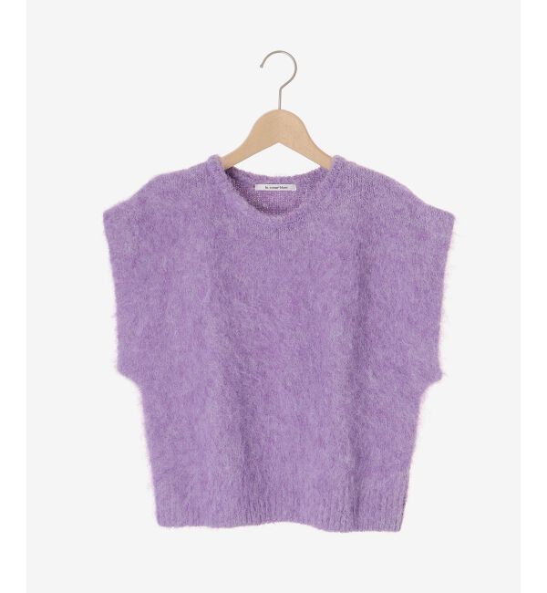  「《WEB限定アイテム》ソフトシャギーニットベスト」|ベスト・ジレ|