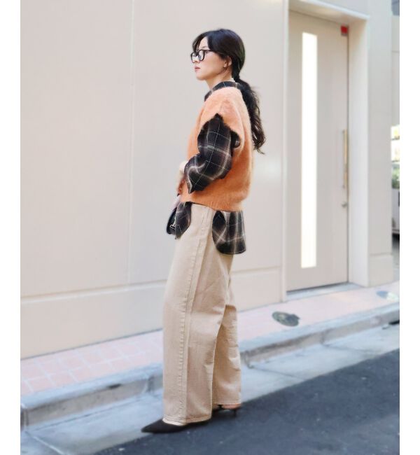  「《WEB限定アイテム》ソフトシャギーニットベスト」|ベスト・ジレ|