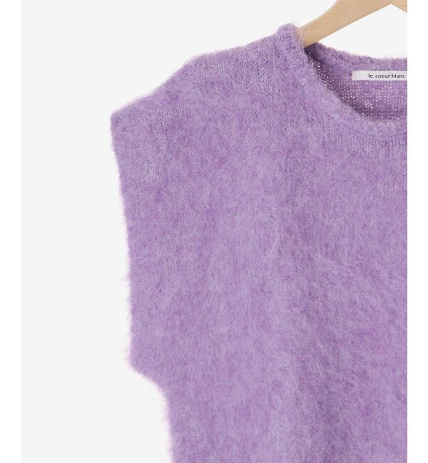  「《WEB限定アイテム》ソフトシャギーニットベスト」|ベスト・ジレ|