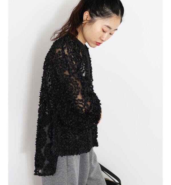  「TORRAZZO DONNA別注フラワーレースブラウス」|シャツ・ブラウス|