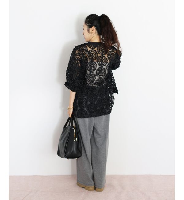  「TORRAZZO DONNA別注フラワーレースブラウス」|シャツ・ブラウス|