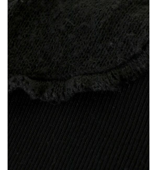  「デコルテオープンメッシュニット」|ニット・セーター|