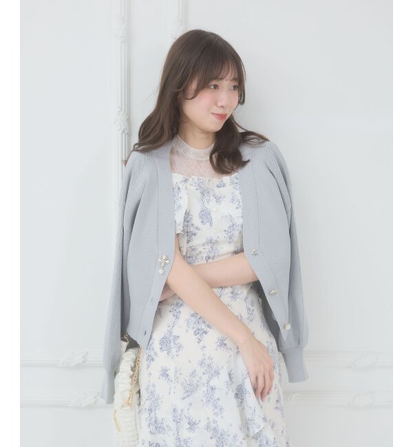  「クローバーボタンUVカットカーデ」|カーディガン|
