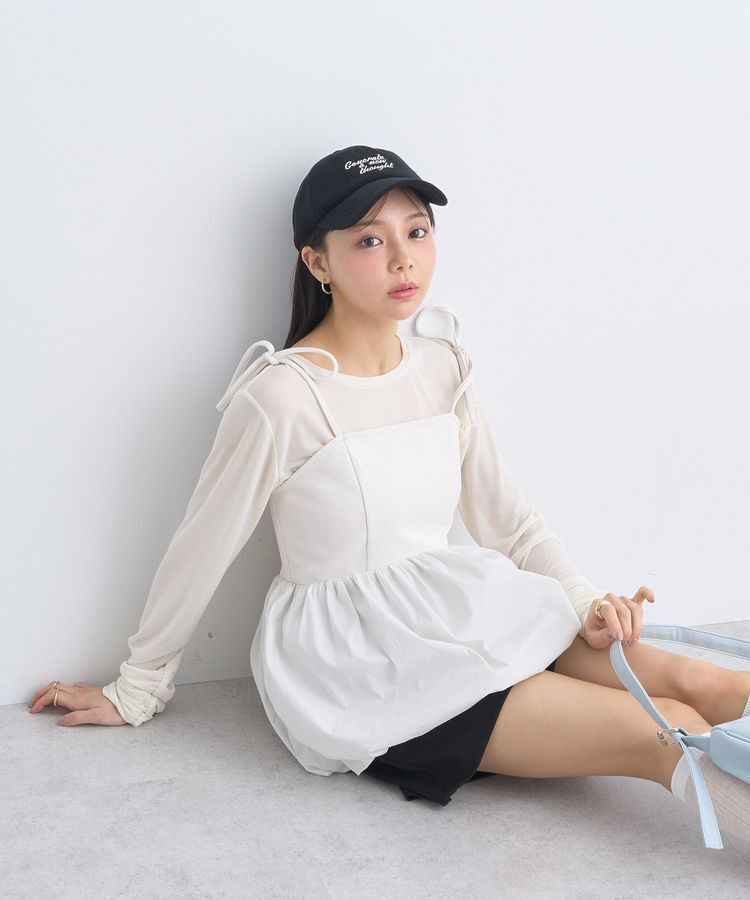 earth music&ecology「メッセージ刺繍パイルキャップ」|その他|