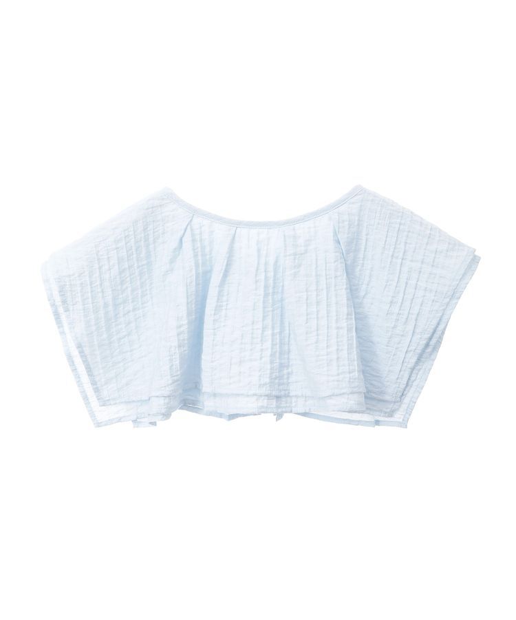 earth music&ecology「2WAYスクエアラッフルカラーブラウス」|シャツ・ブラウス|