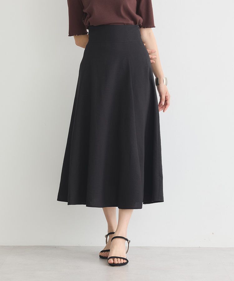 earth music&ecology「バックレースアップスカート」|フレア|
